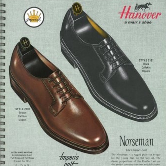 Hanover Other - Vintage Hanover size 9 men’s dress shoes